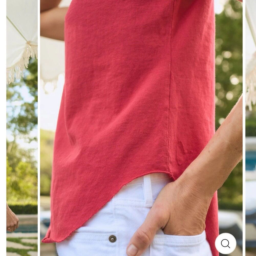 Frank & Eileen Red Short Sleeve Crewneck Tee - Picture 16 of 16
